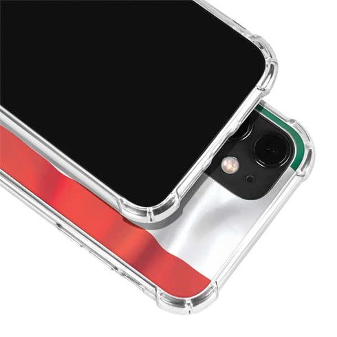 Mexico Flag iPhone 12 Clear Case